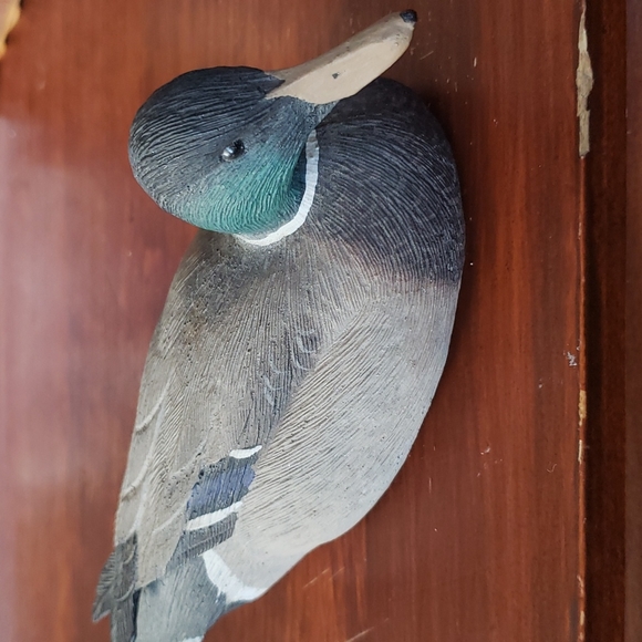 Two vintage Miniature Mallards Signed by Joe Weaver - Picture 6 of 9